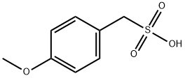 (4-甲氧基苯基)甲基磺酸 结构式
