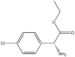 R-4-氯苯甘氨酸乙酯盐酸盐 结构式