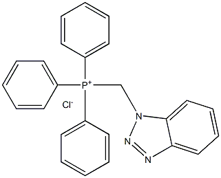 [(1H-苯并三唑-1-基)甲基]三苯基氯化鏻 结构式