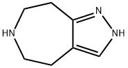 2,4,5,6,7,8-六氢吡唑并[3,4-D]氮杂 结构式