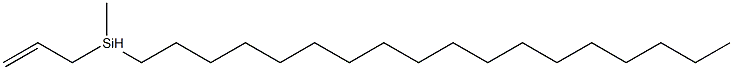 Allyl Octadecyl Methylsilane 结构式