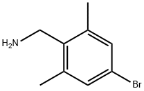 (4-溴-2,6-二甲基苯基)甲胺 结构式