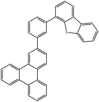 4-(3-(2-三亚苯)苯基)二苯并噻吩 结构式