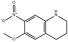 1,2,3,4-TETRAHYDRO-6-METHOXY-7-NITROQUINOLINE 结构式