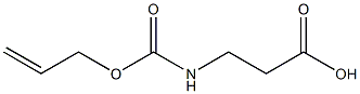 N-(ALLYLOXYCARBONYL)-3-AMINOPROPIONIC ACID 结构式