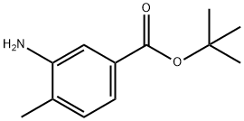 3-氨基-4-甲基苯甲酸叔丁酯 结构式