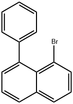1-溴-8-苯基萘 结构式