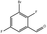 3-溴-2,5-二氟苯甲醛 结构式