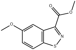5-Methoxy-benzo[d]isothiazole-3-carboxylic acid methyl ester 结构式