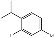 4-溴-2-氟-1-异丙苯 结构式