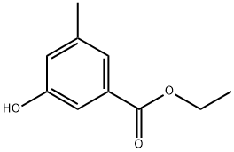 3-羟基-5-甲基苯甲酸乙酯 结构式