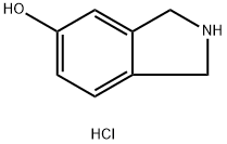 isoindolin-5-ol hydrochloride 结构式