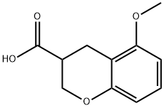 7-甲氧基色满-3-羧酸 结构式