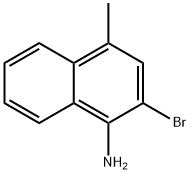 2-bromo-4-methylnaphthalen-1-amine 结构式