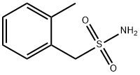 (2-甲基苯基)甲磺酰胺 结构式