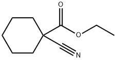 1-氰基-1-环己基甲酸乙酯 结构式