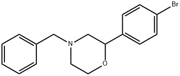 4-benzyl-2-(4-bromophenyl)morpholine 结构式