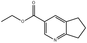 ETHYL 6,7-DIHYDRO-5H-CYCLOPENTA[B]PYRIDINE-3-CARBOXYLATE 结构式