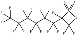 1-(Perfluorohexyl)trifluoroethanesultone 结构式