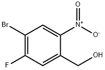 (4-溴-5-氟-2-硝基苯基)甲醇 结构式