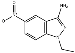 1-Ethyl-5-nitro-1H-indazol-3-amine 结构式