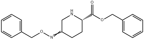 (S,E)-5 - ((苄氧基)亚氨基)哌啶-2-甲酸苄酯 结构式
