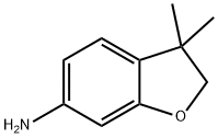 2,3-DIHYDRO-3,3-DIMETHYLBENZOFURAN-6-AMINE 结构式