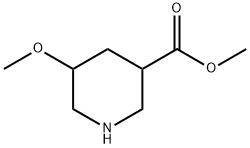 methyl 5-methoxypiperidine-3-carboxylate 结构式