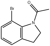 1-(7-Bromoindolin-1-yl)ethanone 结构式