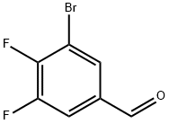 3-溴-4,5-二氟苯甲醛 结构式