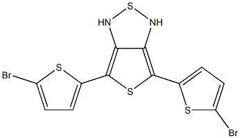 4,6-双(5-溴-2-噻吩基)噻吩[3,4-C][1,2,5]噻二唑 结构式
