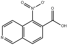 5-nitroisoquinoline-6-carboxylic acid 结构式
