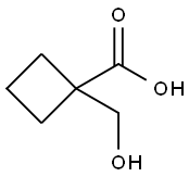 1-(羟甲基)环丁烷甲酸 结构式