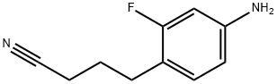 4-(4-amino-2-fluorophenyl)butanenitrile 结构式