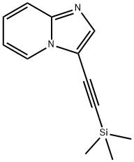 3-[2-(trimethylsilyl)ethynyl]-Imidazo[1,2-a]pyridine 结构式