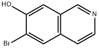 6-bromoisoquinolin-7-ol 结构式