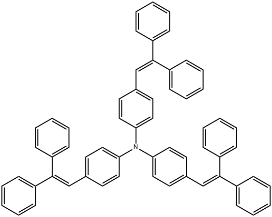 三-[4-(2,2-二苯基乙烯基)苯基)]胺 结构式