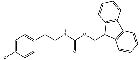 N-Fmoc-4-hydroxybenzeneethanamine 结构式