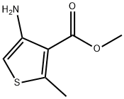 4-氨基-2-甲基噻吩-3-甲酸甲酯 结构式