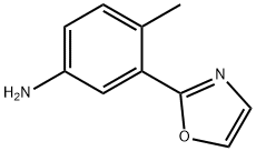 4-甲基-3-(1,3-噁唑-2-基)苯胺 结构式