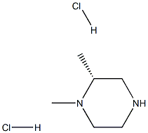 (R)-1,2-二甲基哌嗪二盐酸盐 结构式