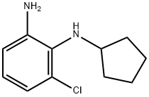 6-chloro-N1-cyclopentylbenzene-1,2-diamine 结构式