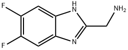 2-(氨甲基)-5,6-二氟苯并咪唑 结构式
