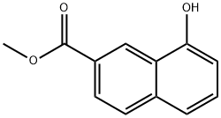 8-羟基-2-萘甲酸甲酯 结构式