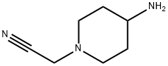 2-(4-氨基哌啶-1-基)乙腈 结构式