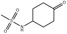 N-(4-oxocyclohexyl)methanesulfonamide 结构式