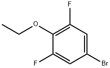 4-溴-2,6-二氟苯乙醚 结构式