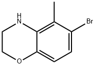 6-溴-5-甲基-3,4-二氢-2H-1,4-苯并噁嗪 结构式