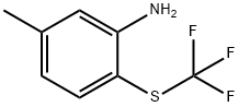 5-甲基-2-(三氟甲硫基)苯胺 结构式