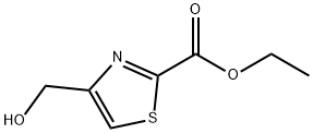 4-(羟甲基)噻唑-2-甲酸乙酯 结构式